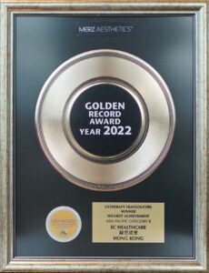 USA Ultherapy Golden Records Award Year 2022 WINNER (Asia Pacific Category A)