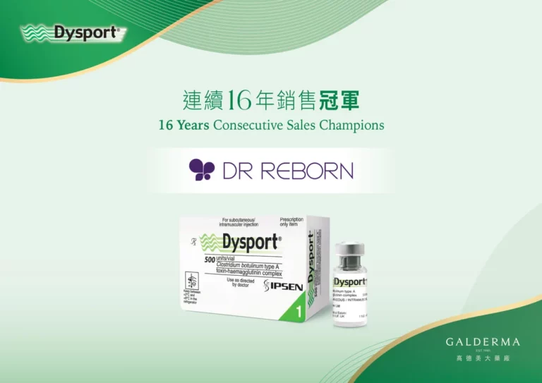 2008-2023年连续16年Dysport®全港销量冠军