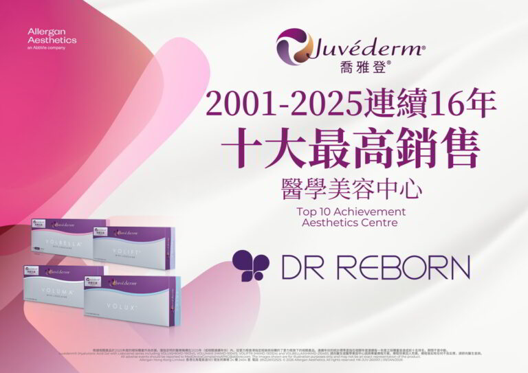 2010-2025年連續16年Juvéderm®️ 全港銷量冠軍